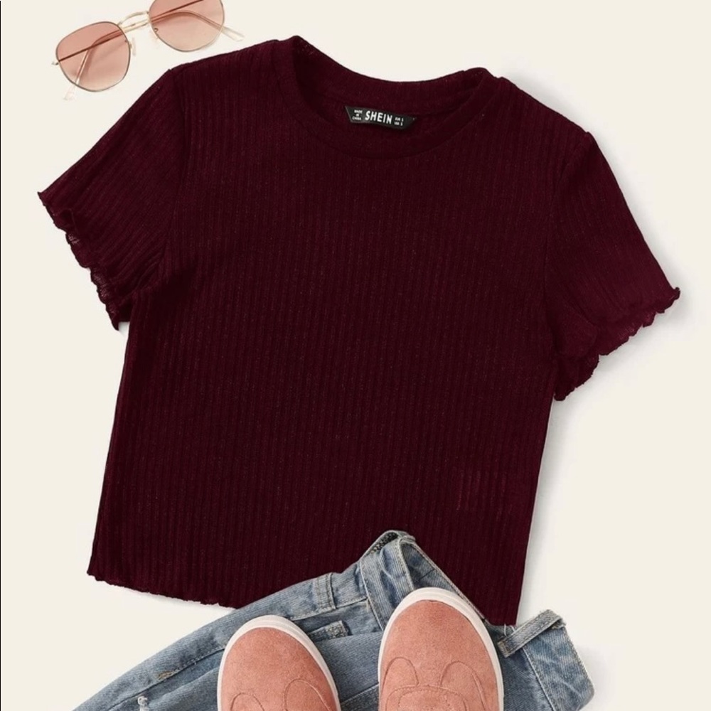Slight Crop T Shirt